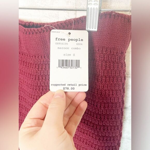 Free People Far From Here Crotchet Color Block Skirt - Picture 5 of 8